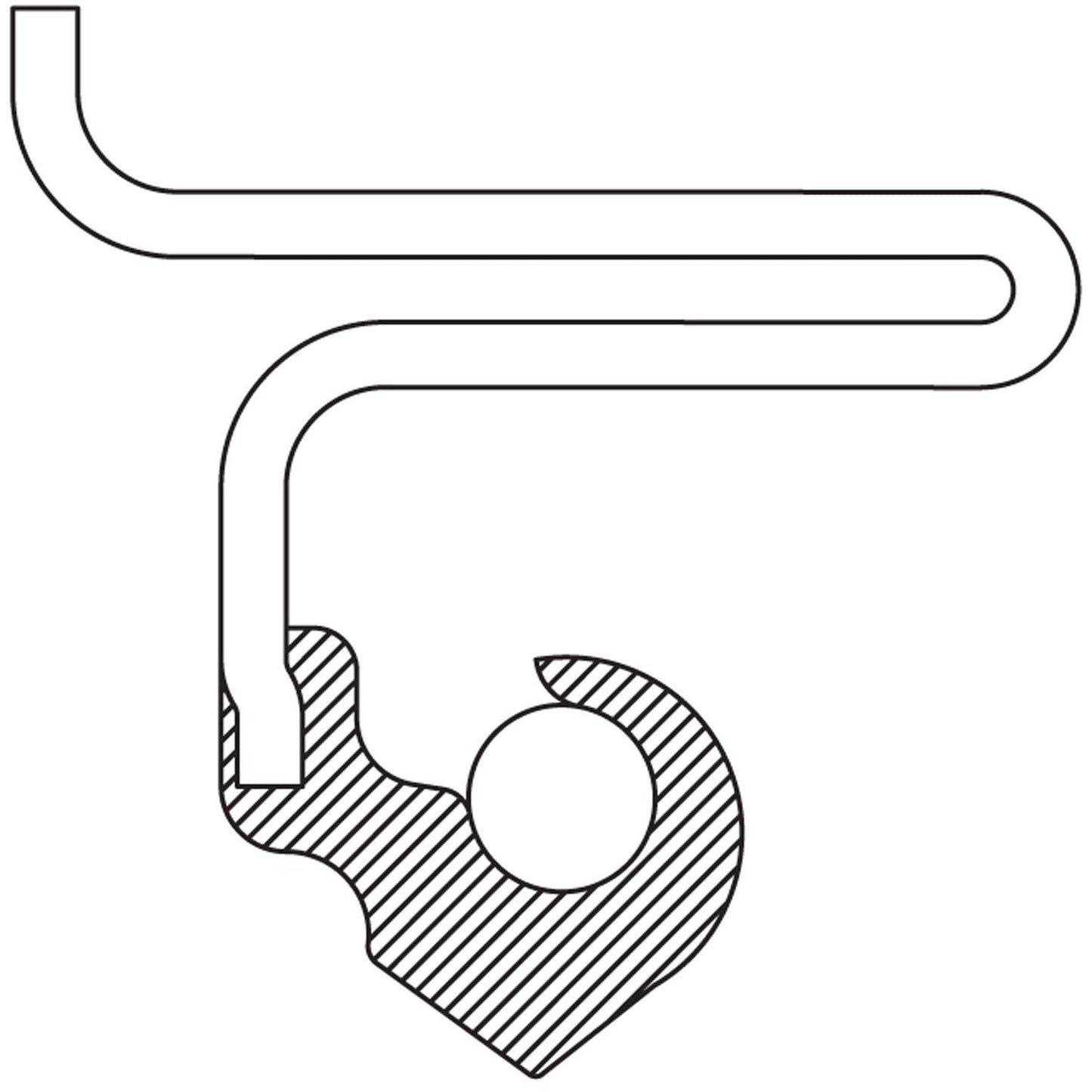 National Seal/Bearing 4072N Automatic Transmission Torque Converter Seal