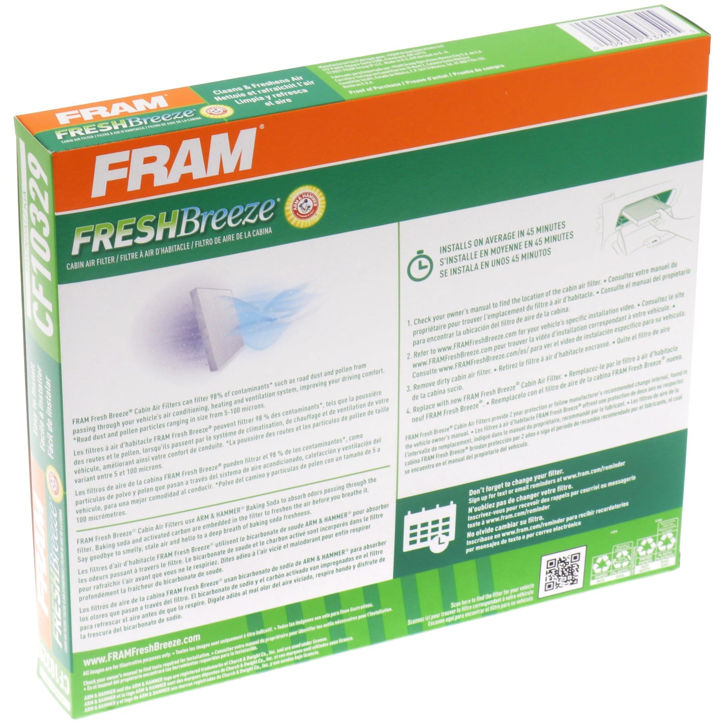 Fram CF10329 Cabin Air Filter