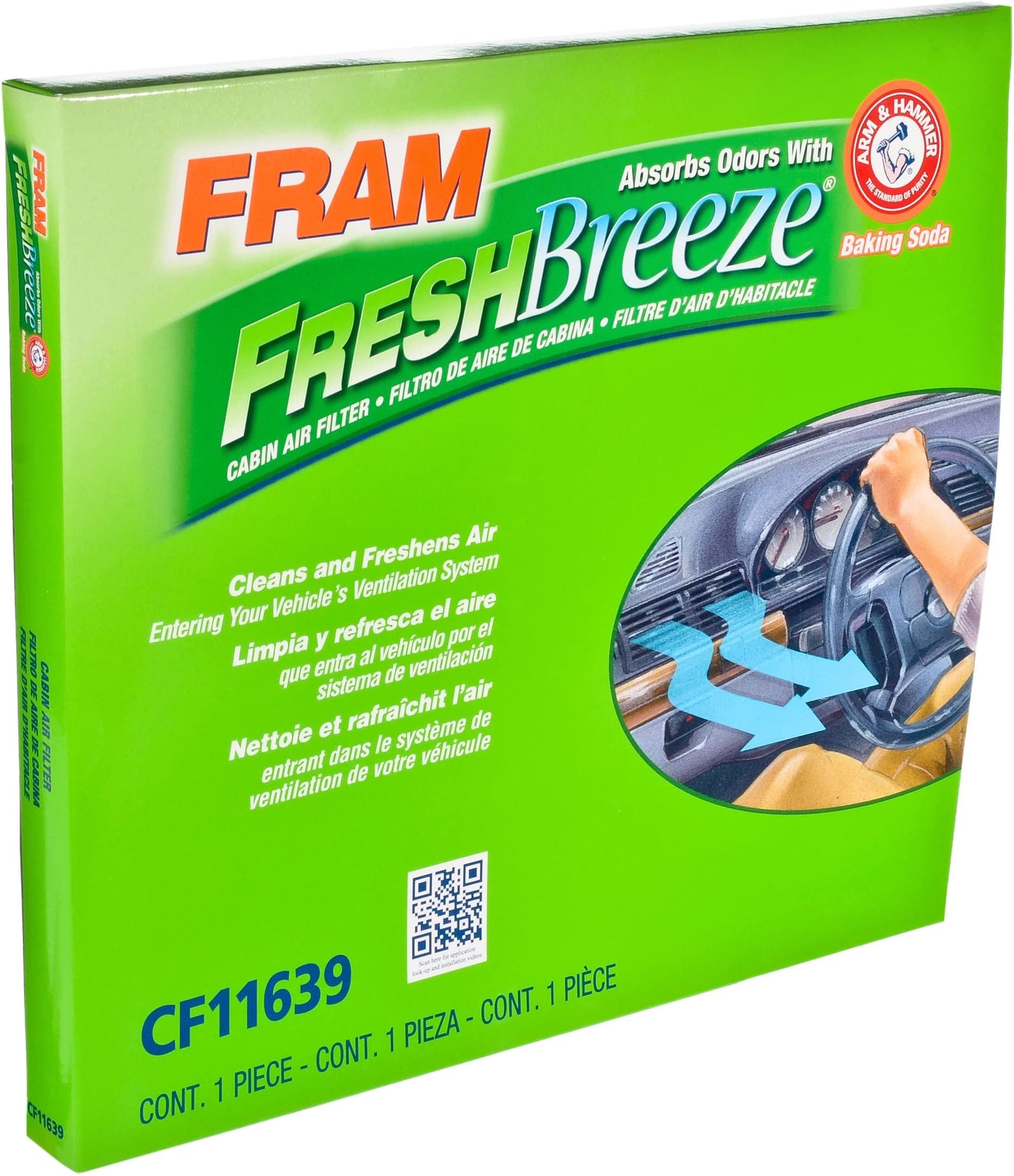 Filtre à air d'habitacle Fram CF11639