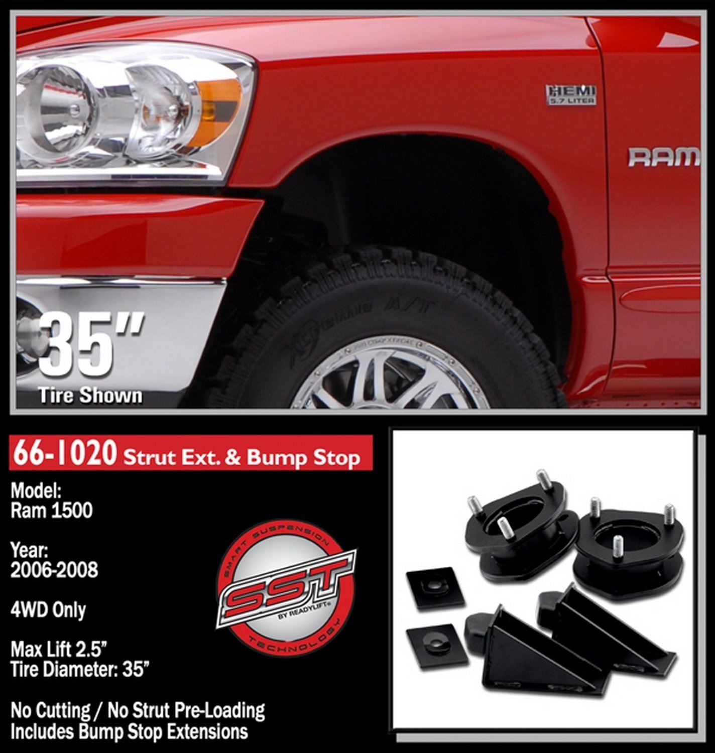 Ready Lift 66-1020 Suspension Leveling Kit