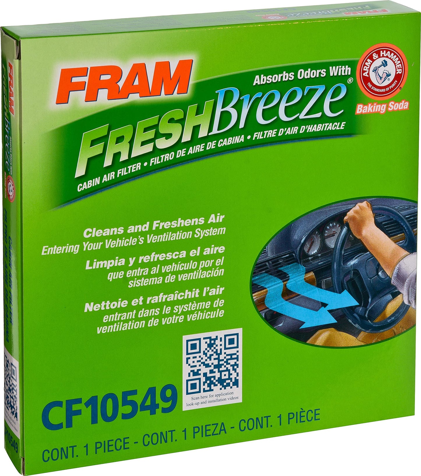 Fram CF10549 Filtro de aire de cabina