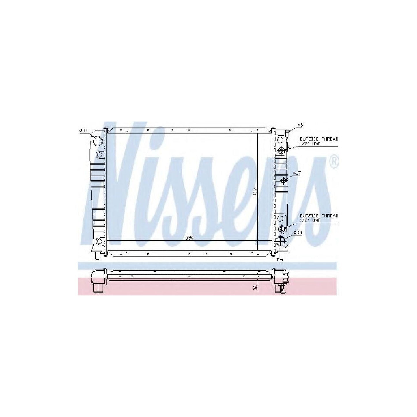 Nissens North America 65538A Radiator