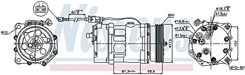 Nissens North America 89224 A/C Compressor