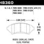 HAWK PERFORMANCE HB360F.670 Disc Brake Pad Set