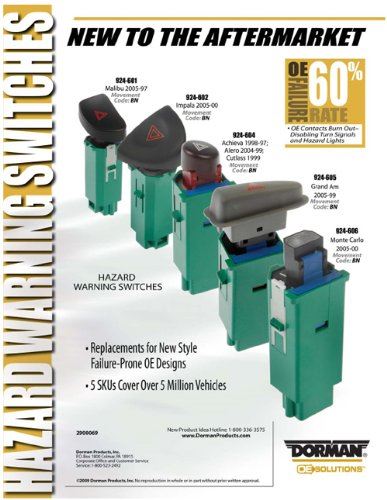 Dorman 924-605 Hazard Warning Switch