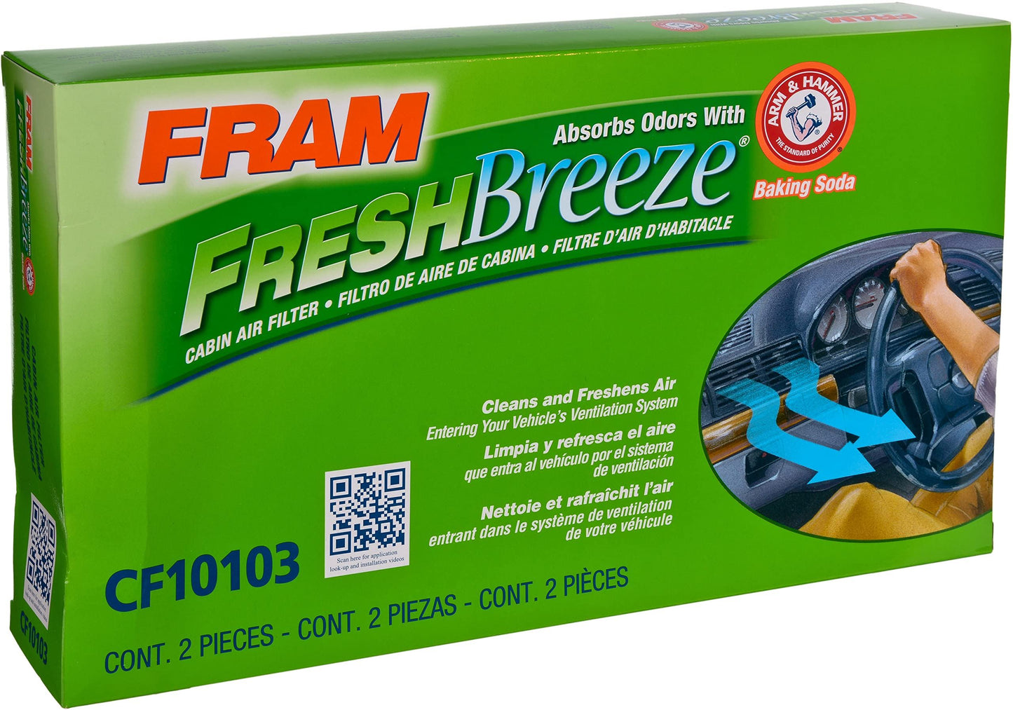 Fram CF10103 Cabin Air Filter