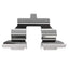 Beck/Arnley 084-1776 Kit de herrajes para frenos de disco