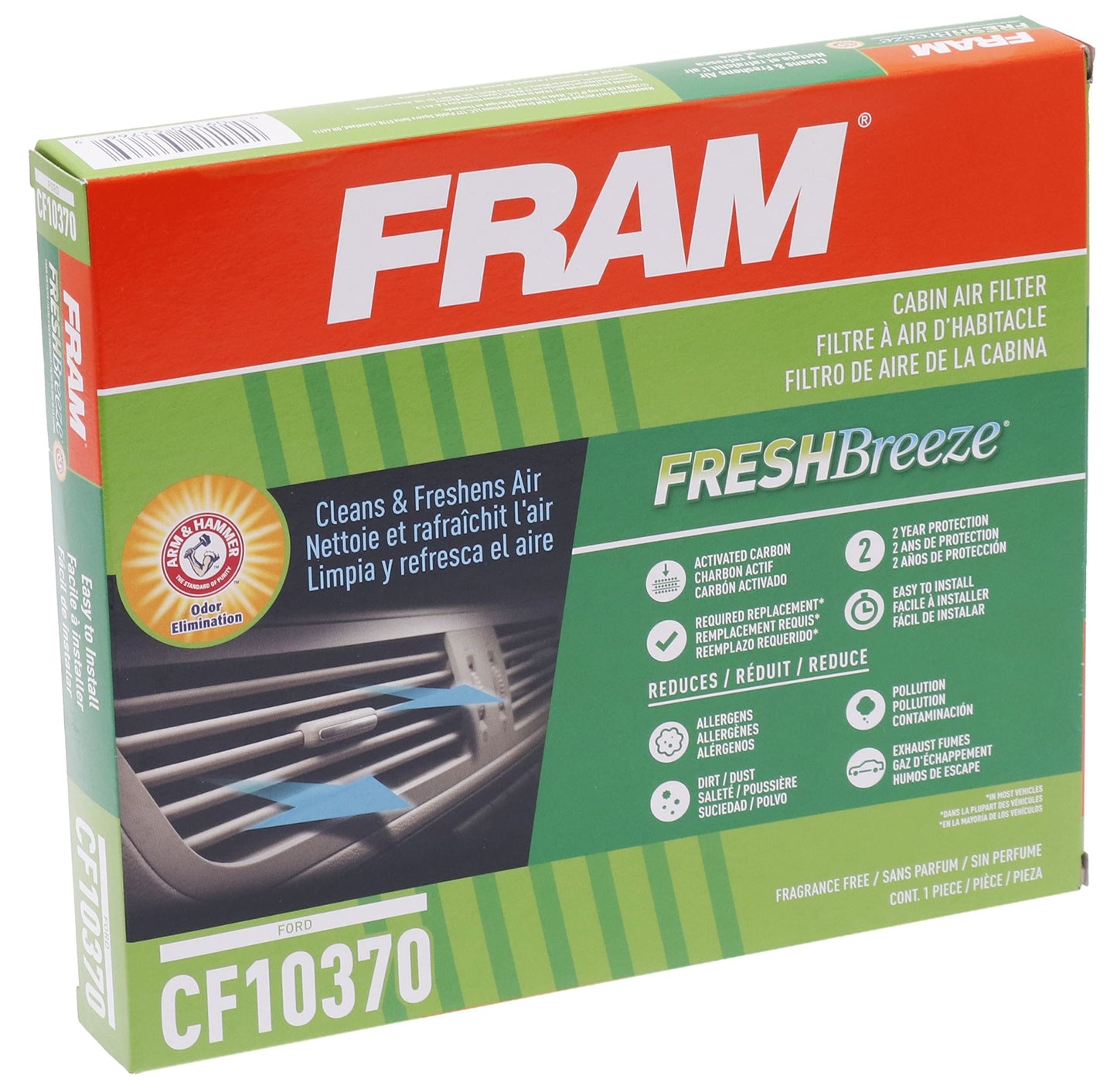 Filtre à air d'habitacle Fram CF10370