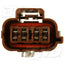 Connecteur de carte de circuit imprimé de feu arrière BWD PT715