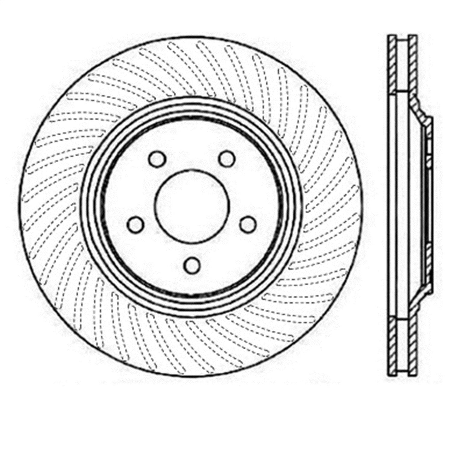 Stoptech 126.61045SR Disc Brake Rotor