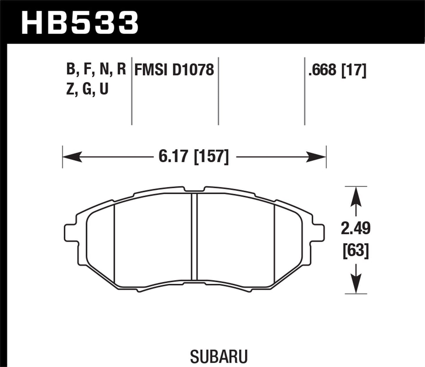 HAWK HB533F668