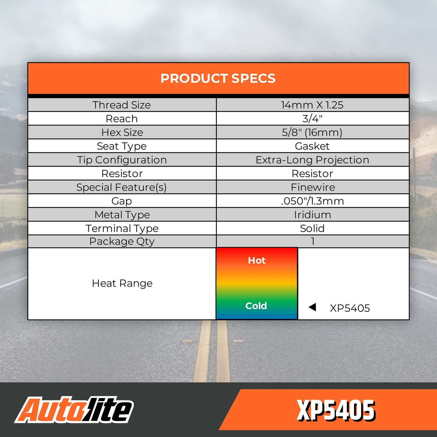 Bujía Autolite XP5405 (PAQUETE DE 4)