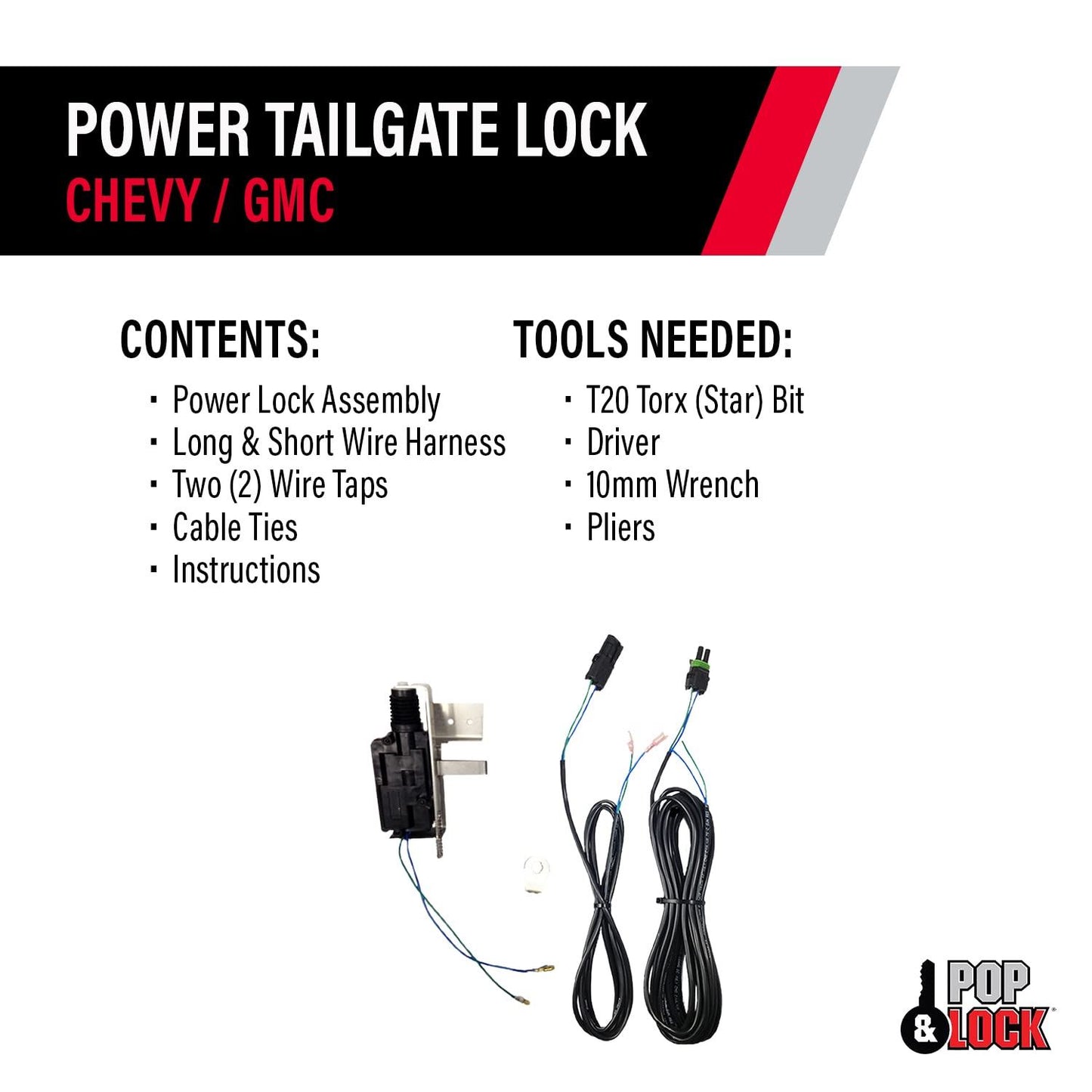 POP &amp; LOCK PL8140 Cerradura para portón trasero