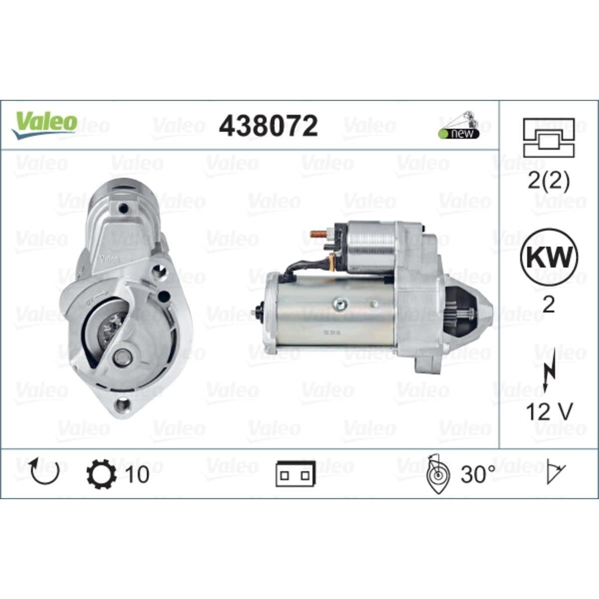 Valeo 438072 Motor de arranque