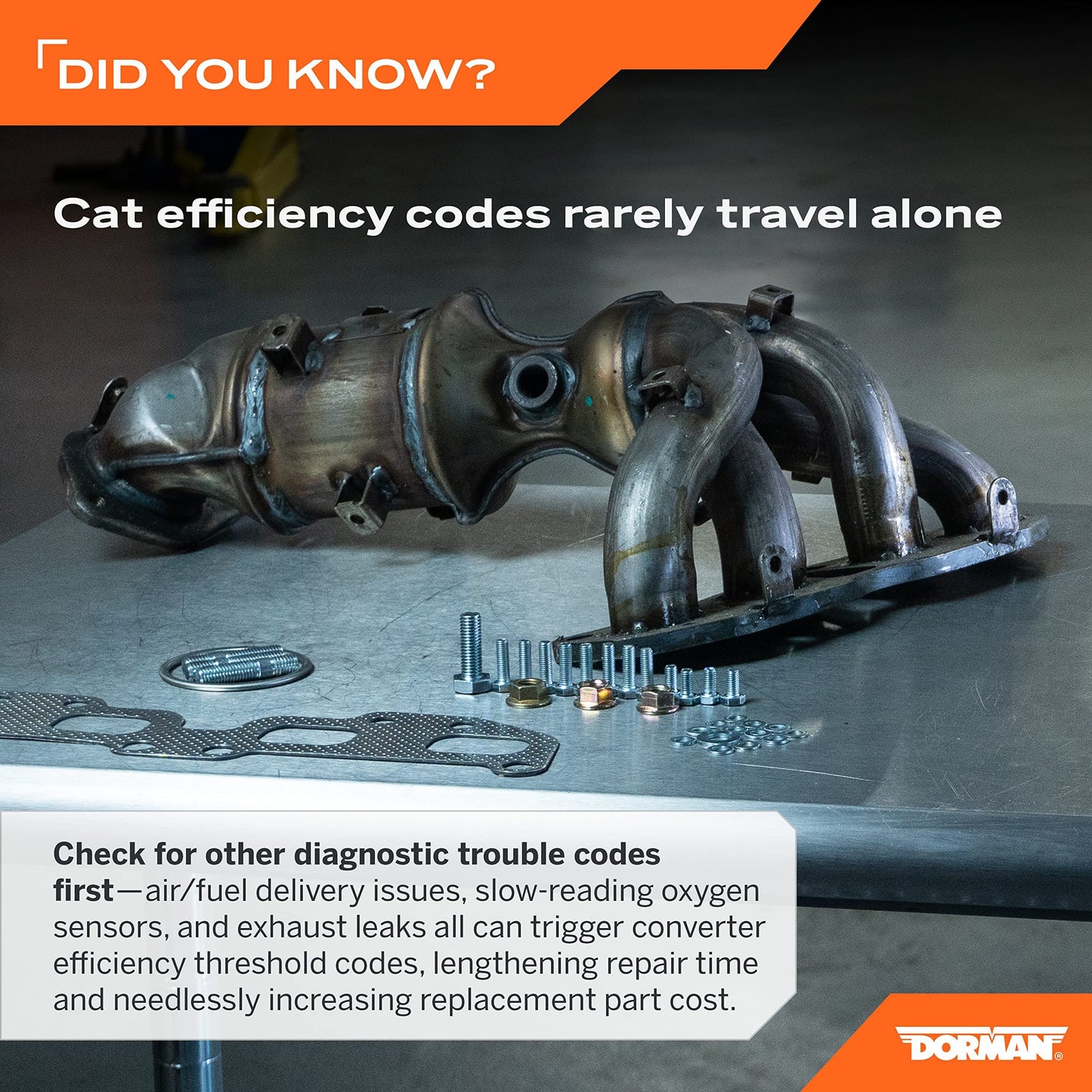 Dorman 674-885 Catalytic Converter with Integrated Exhaust Manifold