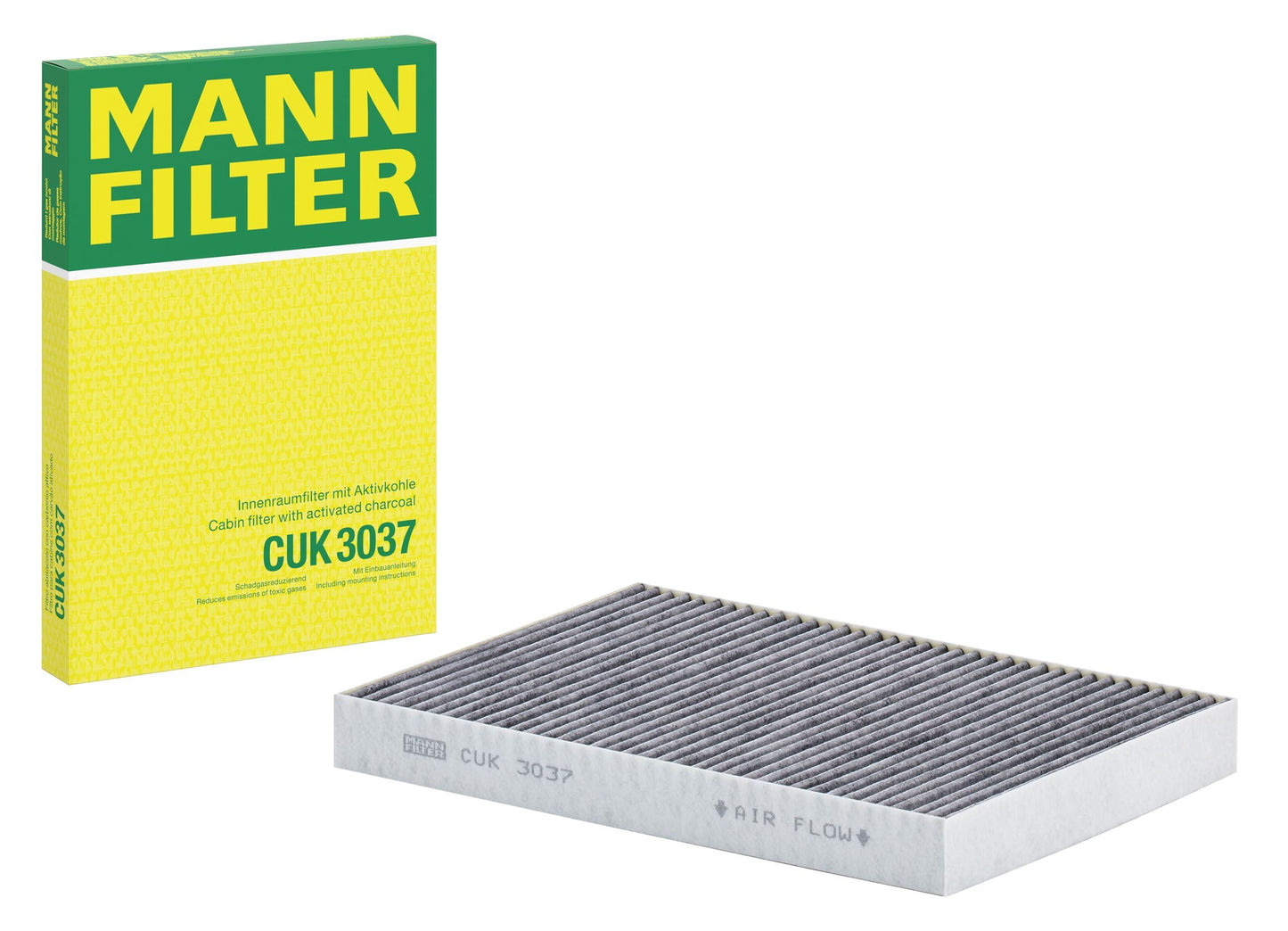 MANN-FILTER CUK 3037 Filtro de aire de cabina
