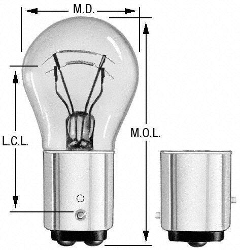 Wagner 2357 Tail Light Bulb (Pack of 10)