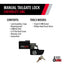 POP &amp; LOCK PL1300 Cerradura para portón trasero