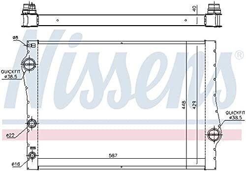 Nissens Amérique du Nord 60823 Radiateur