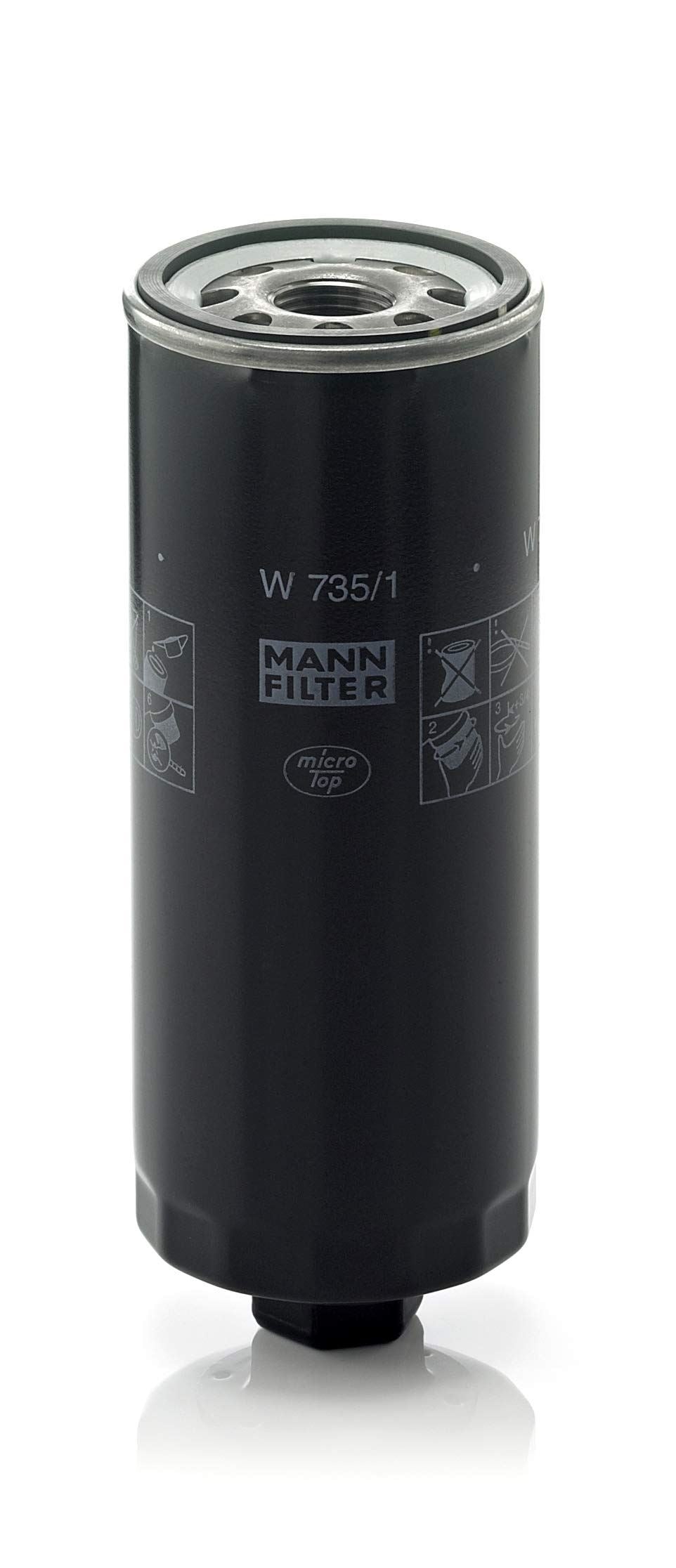 MANN-FILTER W 735/1 Filtre à huile moteur
