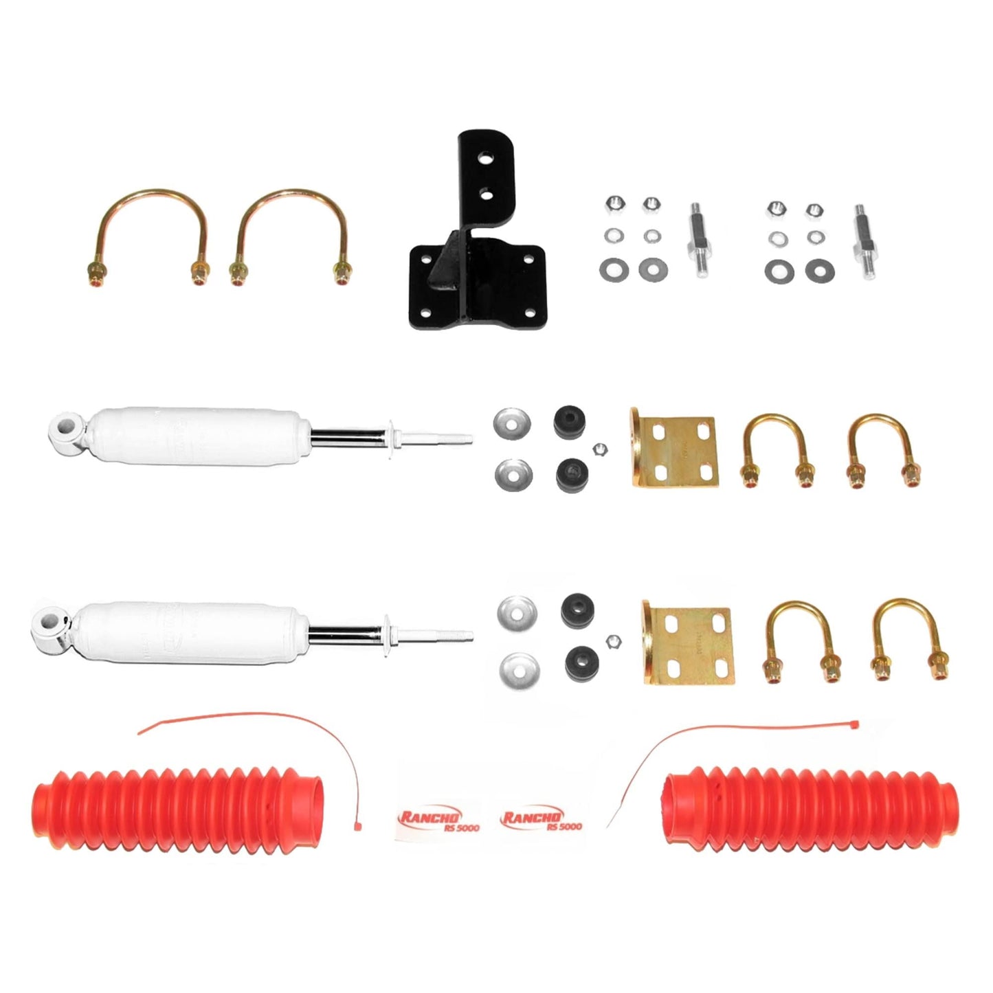 Rancho RS98510 Kit de amortiguador de dirección