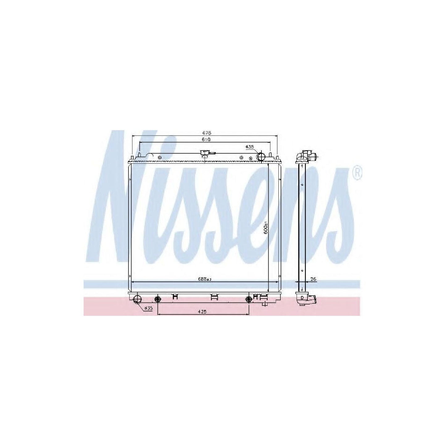 Nissens North America 69485 Radiator