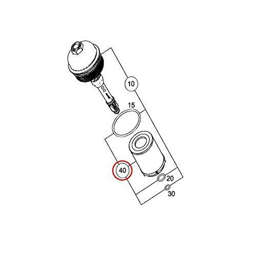 Filtro de aceite de motor Mahle OX 982D