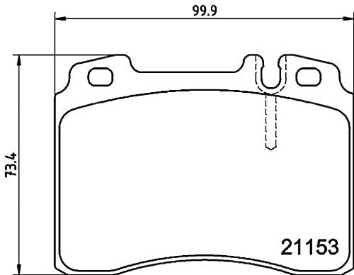Hella-PAGID 355008181 Disc Brake Pad Set