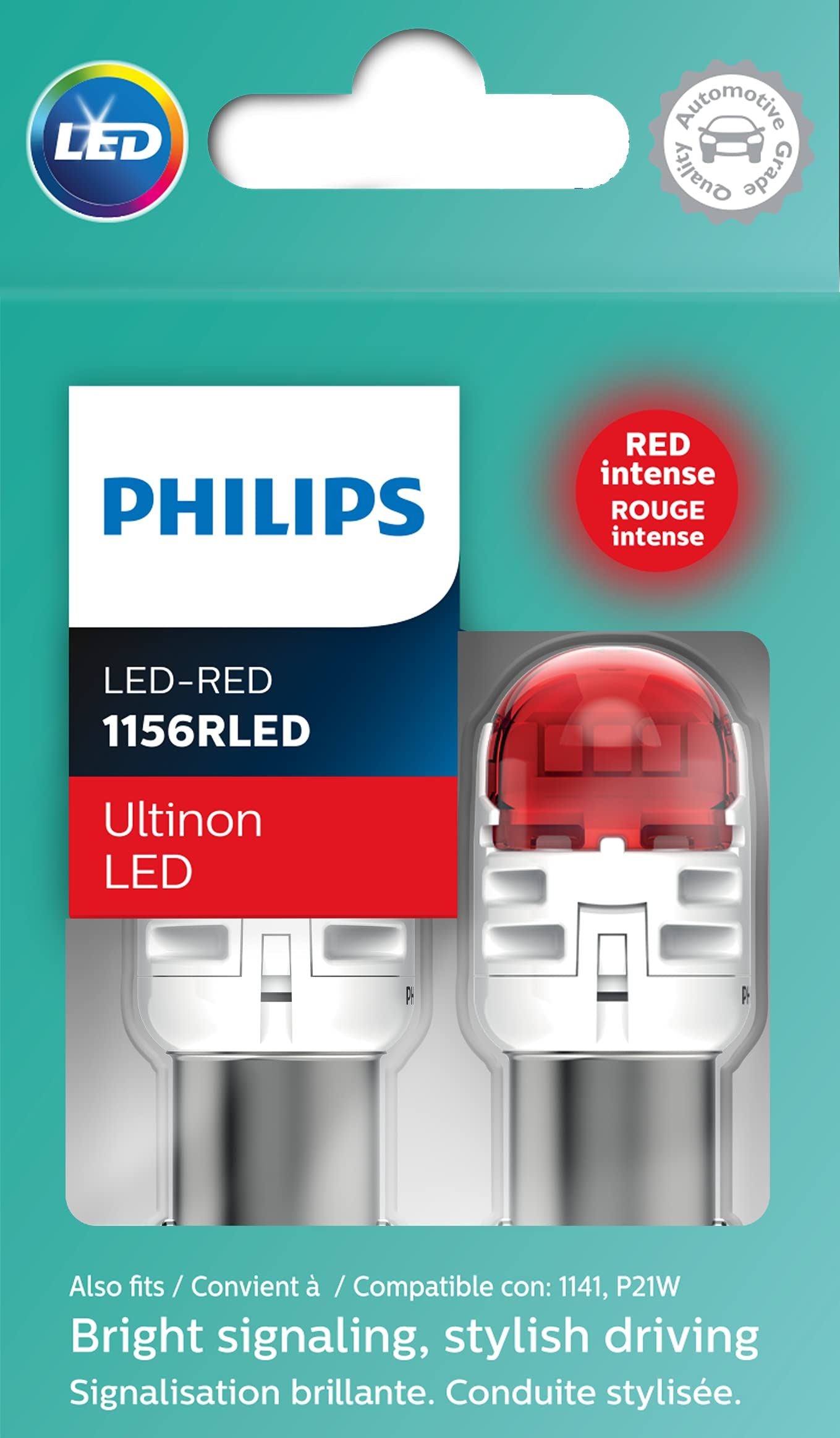 Philips 1156RLED Turn Signal Light Bulb
