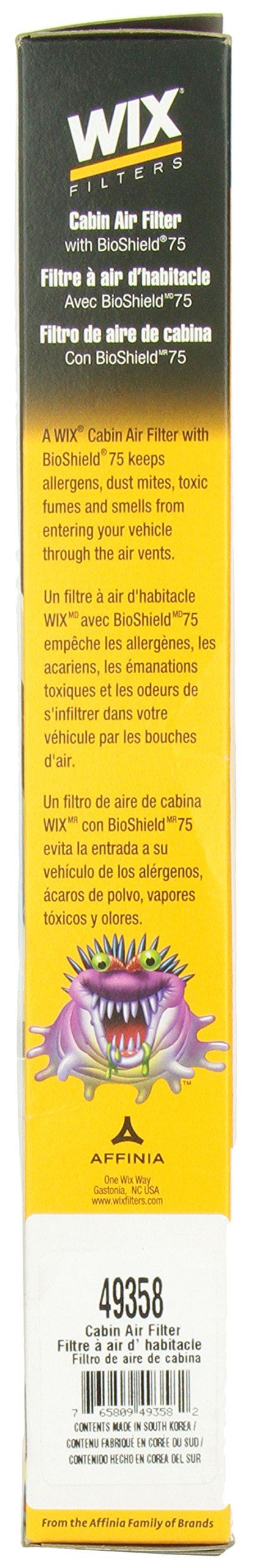Wix 49358 Cabin Air Filter