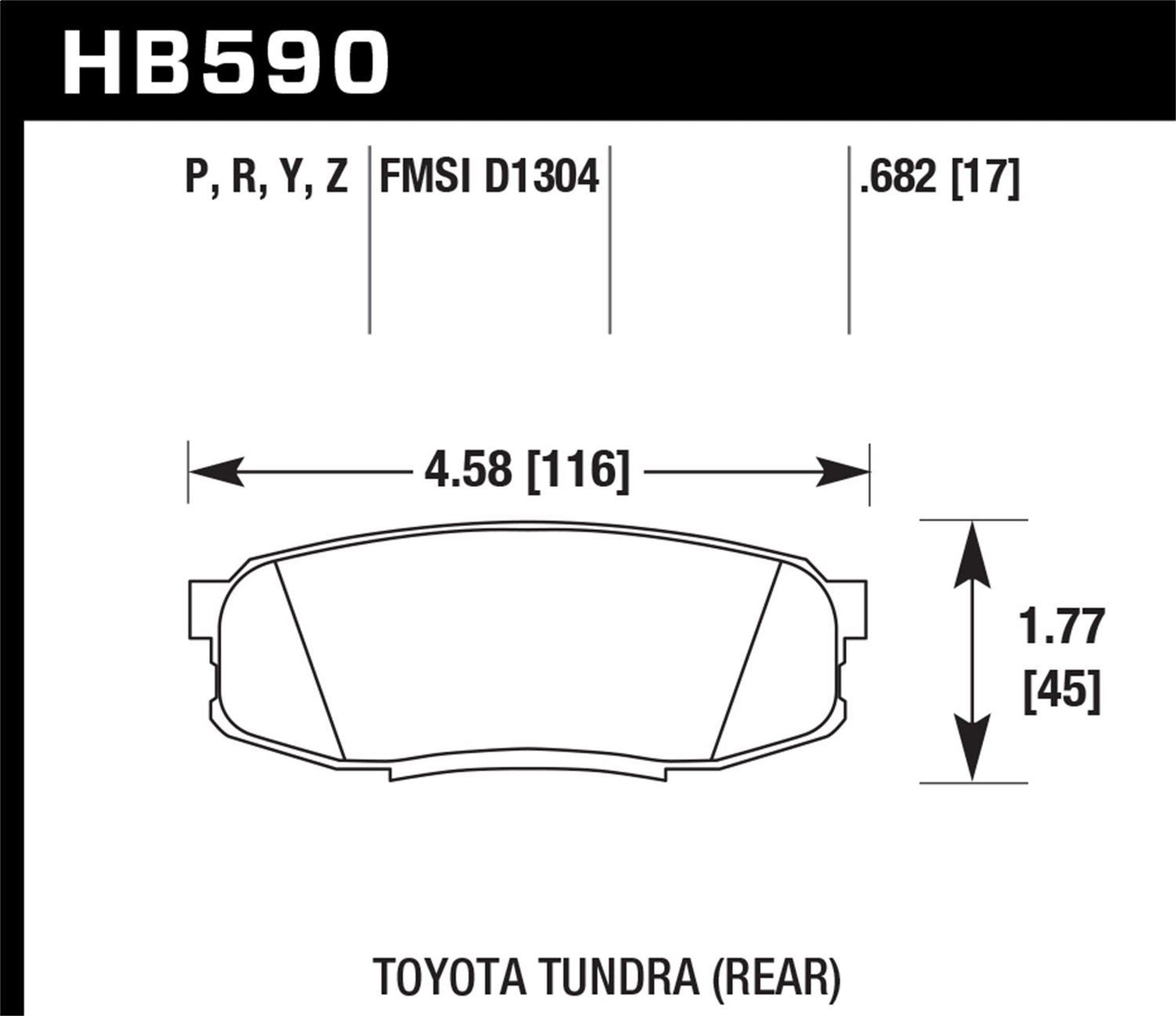 HAWK HB590P682