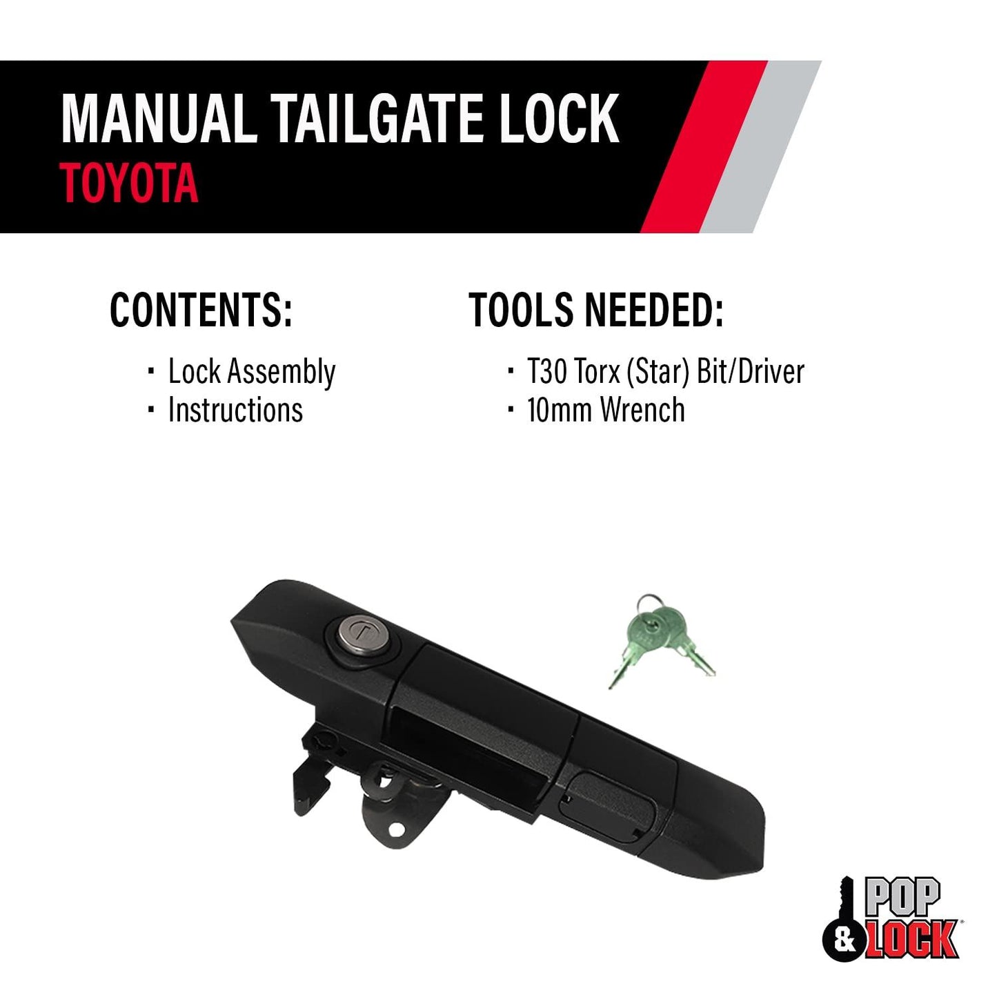 POP &amp; LOCK PL5500 Cerradura para portón trasero