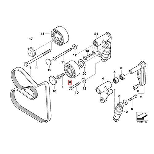 INA 532 0001 100 Accessory Drive Belt Tensioner Pulley