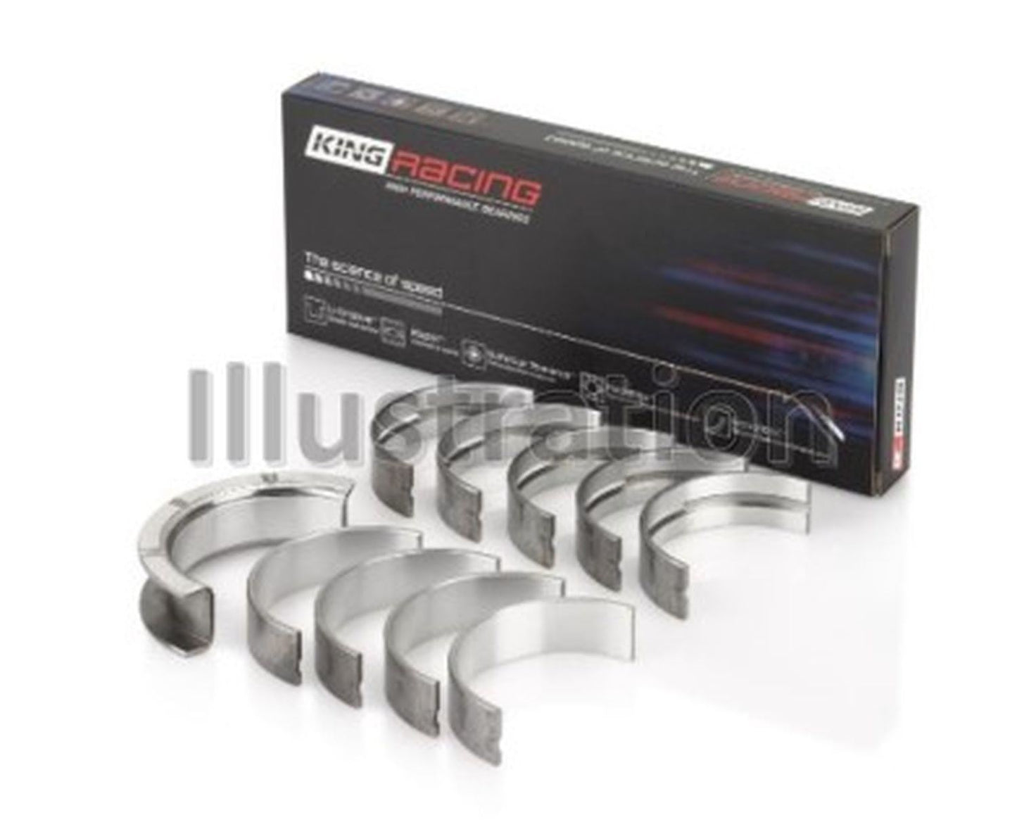 KING BEARING MB5353HP Engine Crankshaft Main Bearing Set