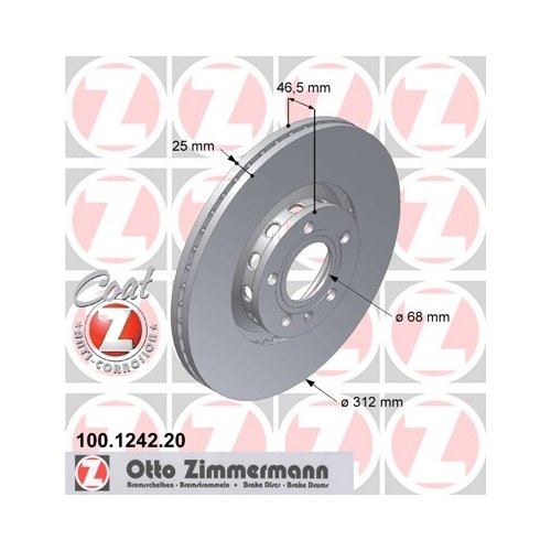 Zimmermann 100124220 (Pack of 2)