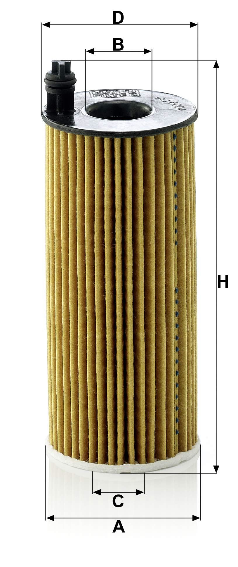 MANN-FILTER HU 6004 X Filtro de aceite del motor