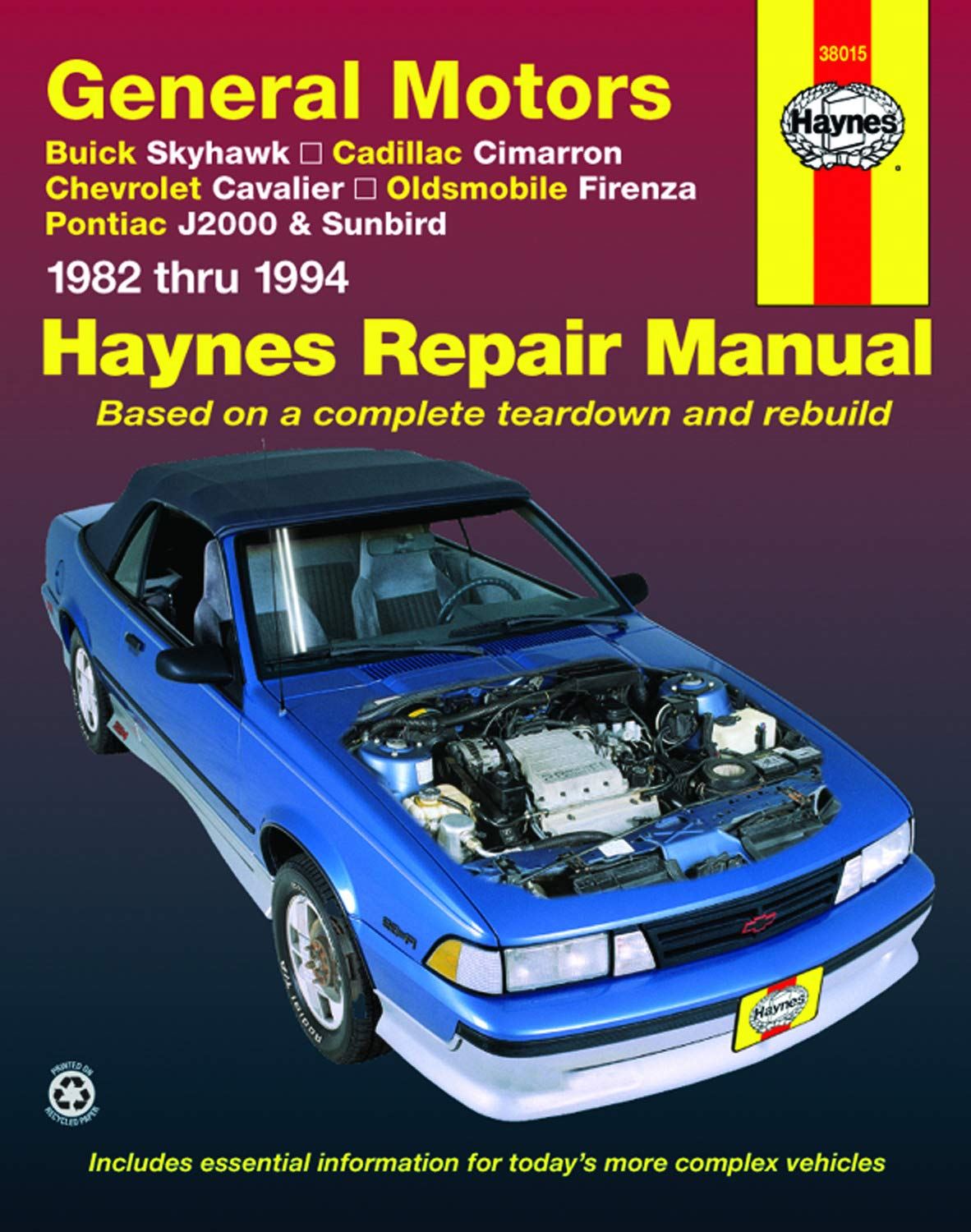 Publicaciones Haynes 38015 Manual de reparación