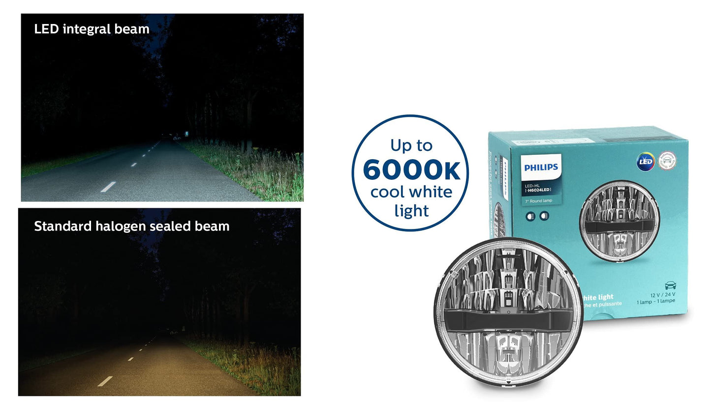 Philips H6024LED Headlight Bulb