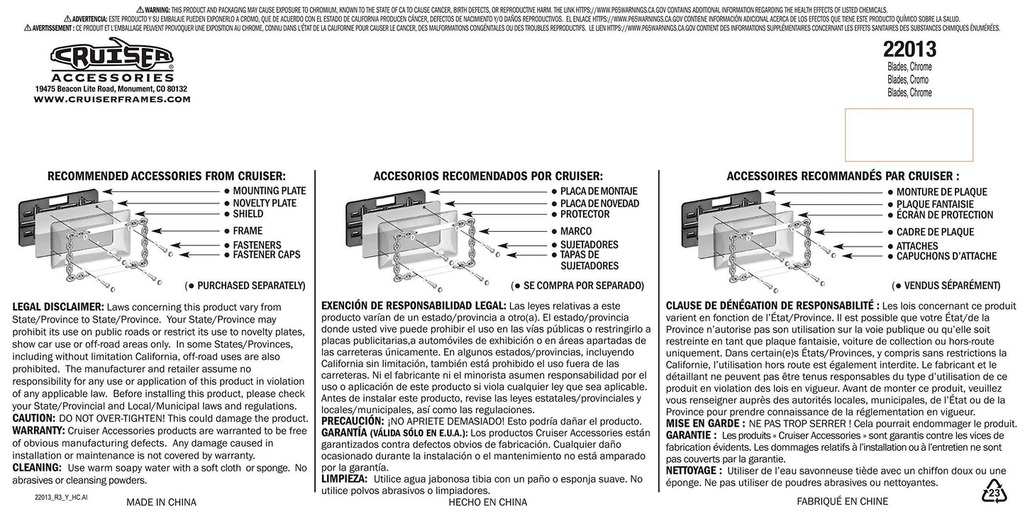 ACCESORIOS CRUCERO 22013