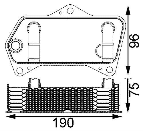 Mahle CLC 202 000S Engine Oil Cooler