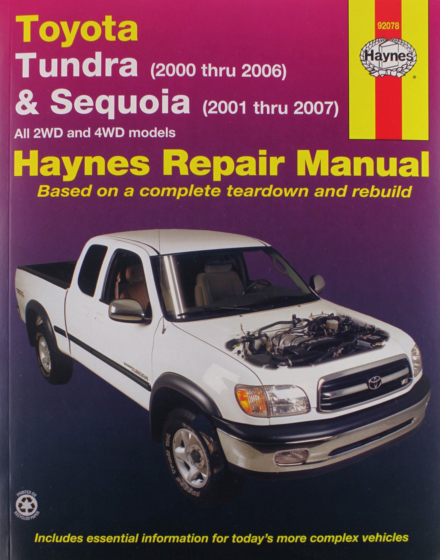 Haynes Publications 92078 Manuel de réparation