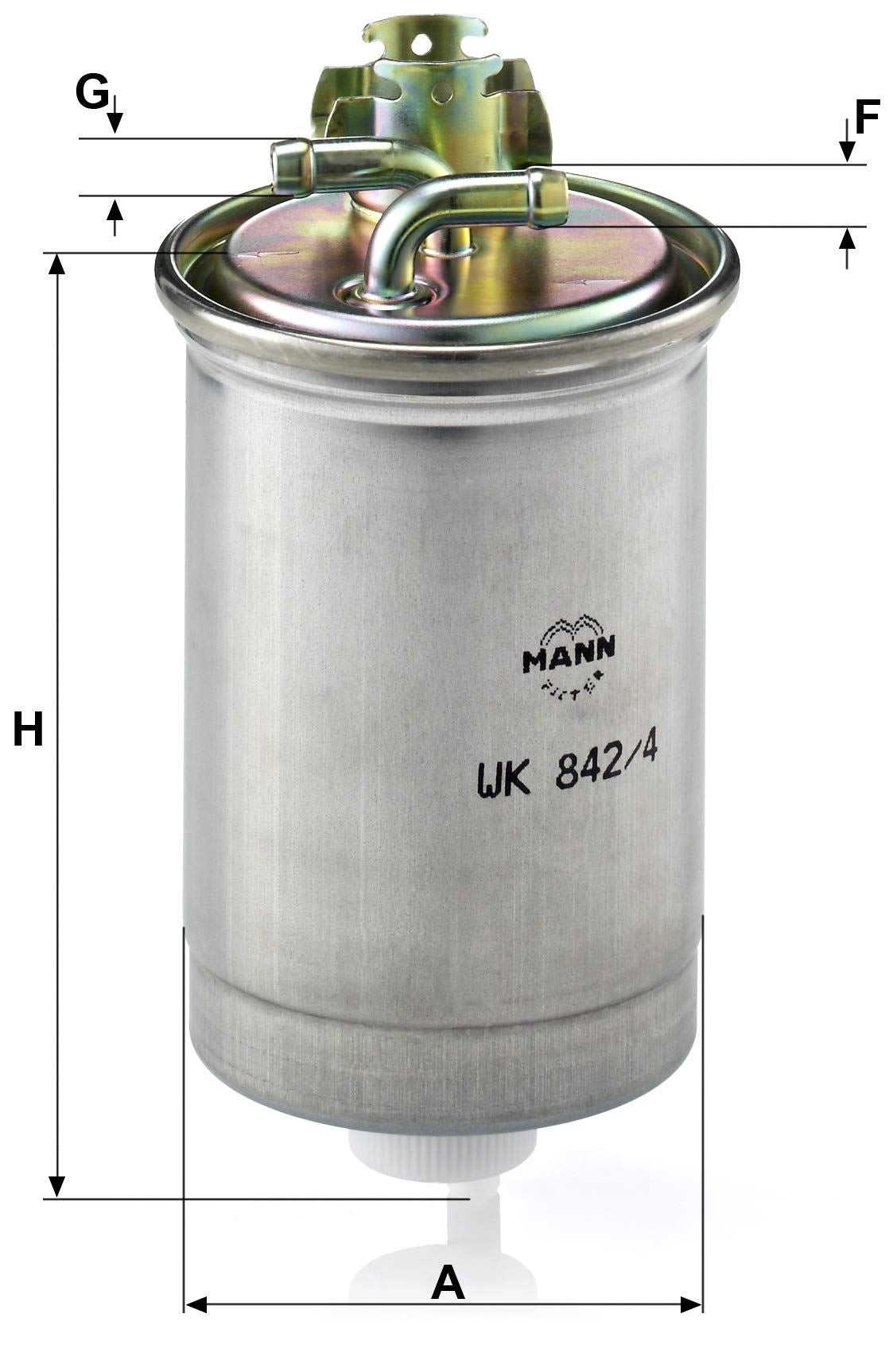 MANN-FILTER WK 842/4 Fuel Filter