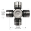 DANA Spicer SPL55-3X Joint universel pour arbre d'essieu moteur