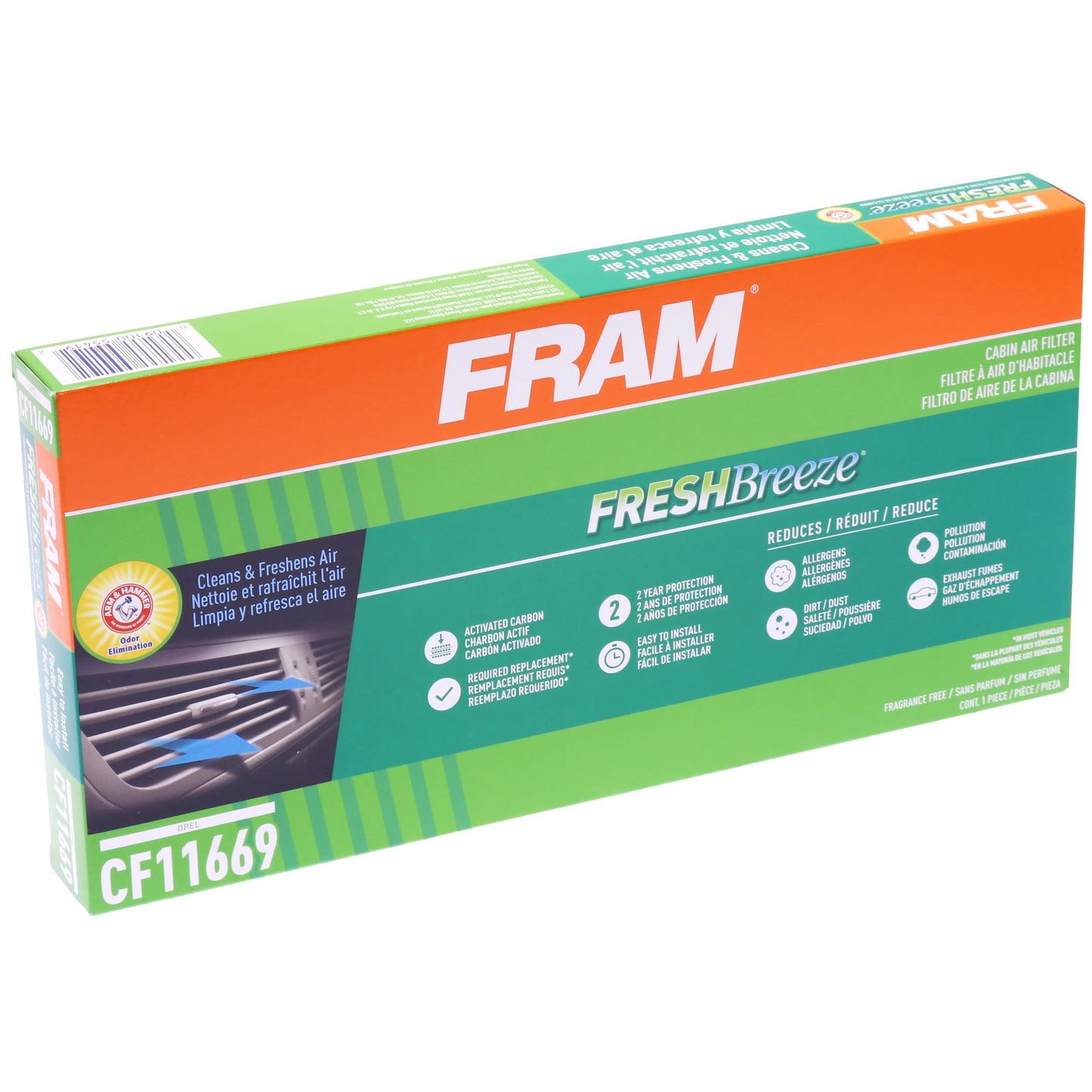 Filtre à air d'habitacle Fram CF11669