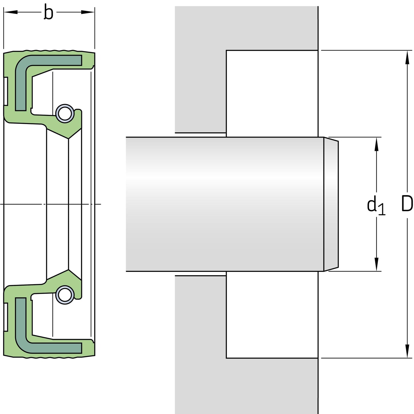 SKF 692693 Engine Oil Pump Seal