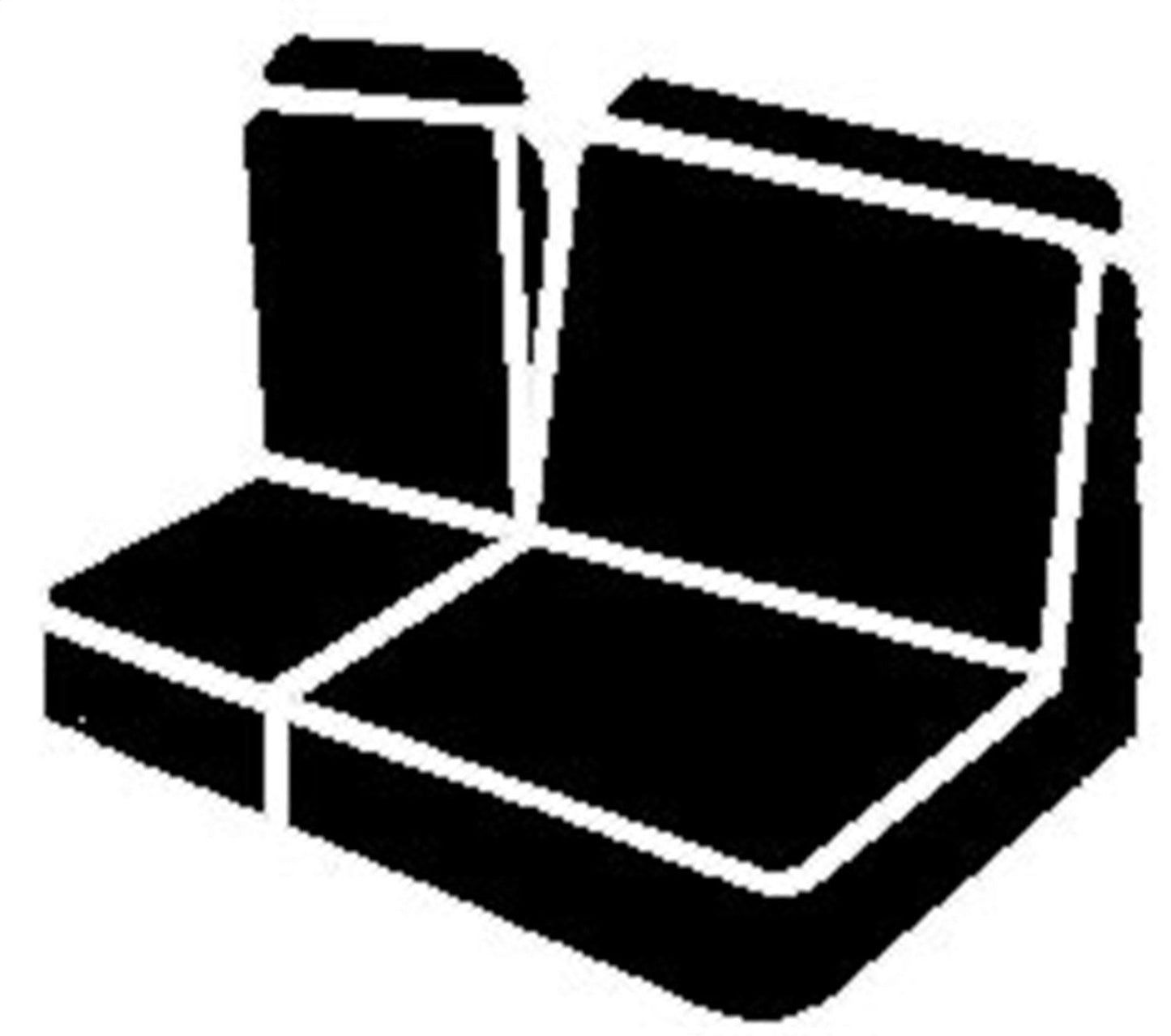 FIA TR48-3 BLACK Seat Cover