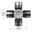 DANA Spicer 5006813 Joint universel pour arbre d'essieu moteur