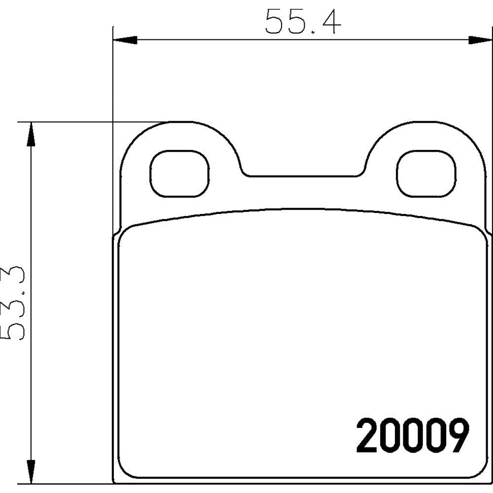 Hella-PAGID 355006991 Disc Brake Pad Set