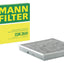 MANN-FILTER CUK 2641 Filtro de aire de cabina