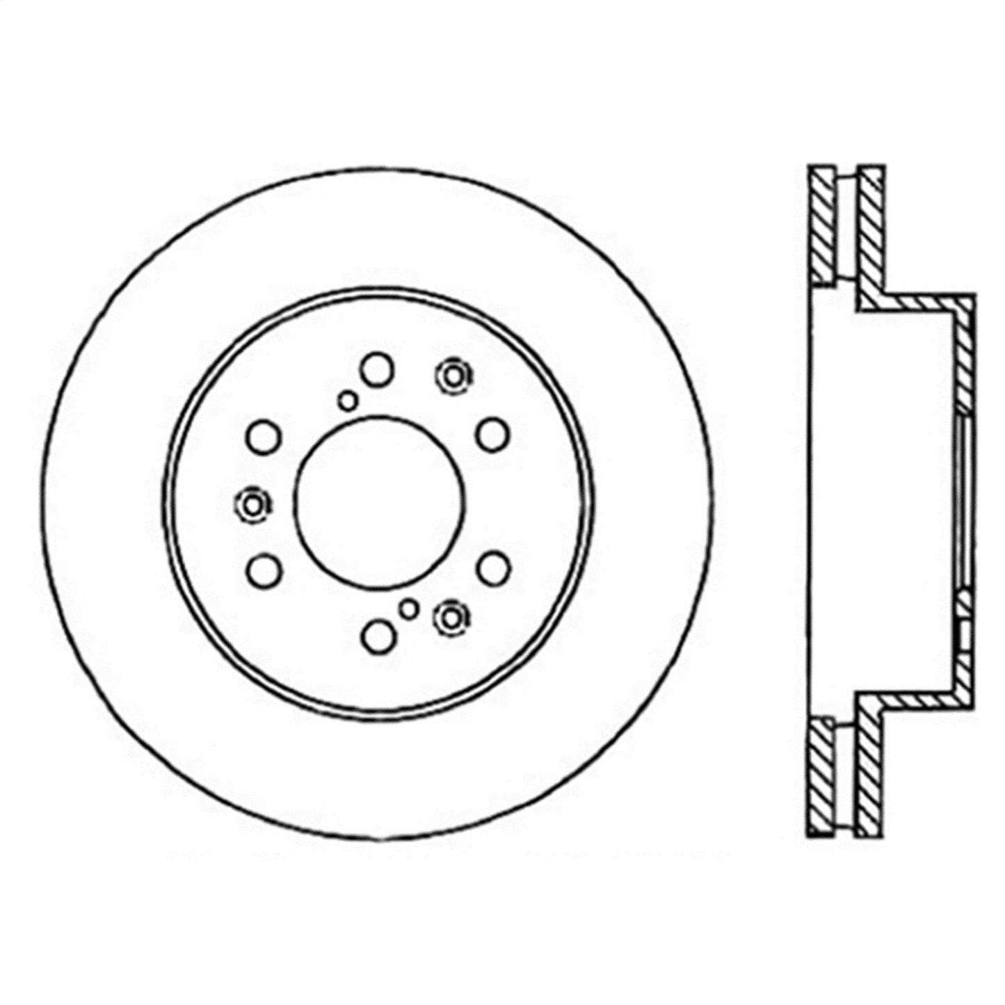 Stoptech 126.66057SR Disc Brake Rotor